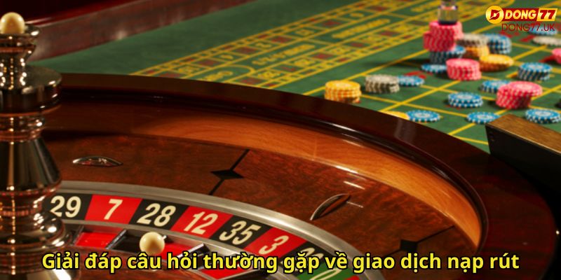 Câu Hỏi Thường Gặp Dong77: Giải Đáp Thắc Mắc Phổ Biến 3 Giai dap cau hoi thuong gap ve giao dich nap rut